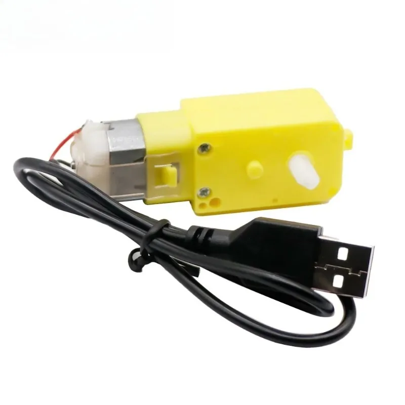 3D Printing Model Standard Parts TT Gear Motor DC 5V 59RPM Single Shaft LA001 Replacement Accessories for Bambu Lab 3D Printer