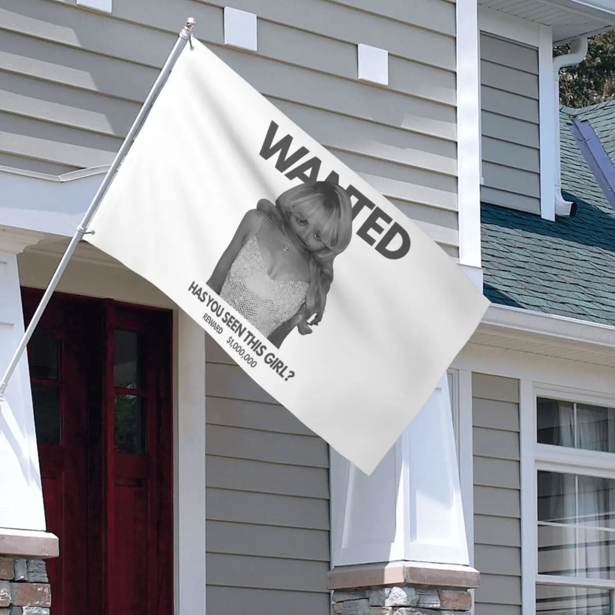 Sabrina Carpenter Wanted Dead Or Alive Flags Fade Proof Outdoor Banner All Weather Home Room Dorm Wall Decor 90x150cm