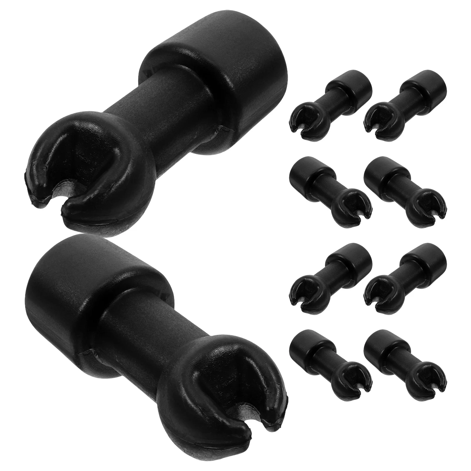 10 قطعة قبعات الترامبولين استبدال القطب البلاستيكي يغطي دائم الأشعة فوق البنفسجية مقاومة أنبوب حماة للمنزل ملعب الترامبولين