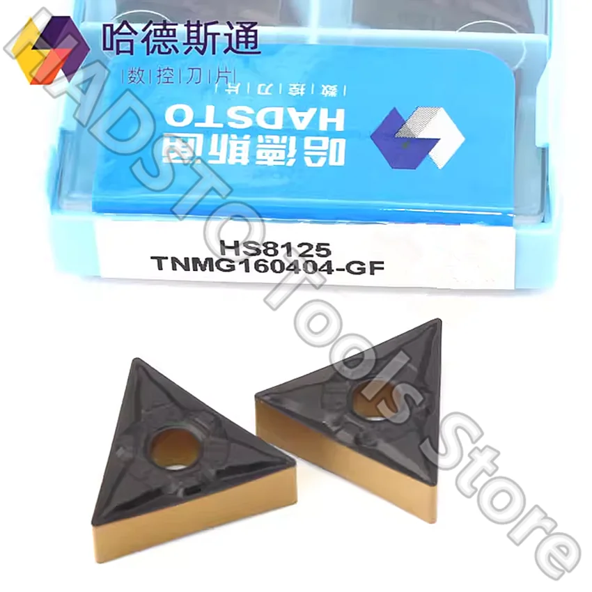 

TNMG160404-GF HS8125 TNMG160408-GF HS8125 TNMG331 TNMG332 TNMG160404 TNMG160408 HADSTO CNC carbide inserts Turning inserts