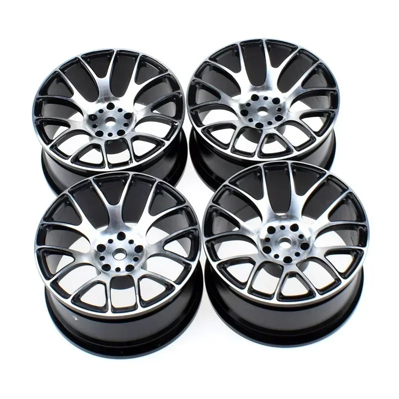 Replacement Aluminum Alloy Metal Wheel Rim Hub Upgraded Repair Parts For 1:10 Tamiya Tt-01 Tt-02 Xv-01 Hsp Hpi Rc Car Wheel