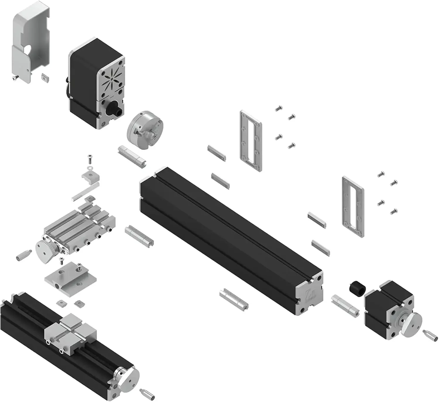 Tornio miniaturizzato interamente in metallo 36W 20000rpm Mini tornio per metalli didattico per l'artigianato della lavorazione del legno degli affatori