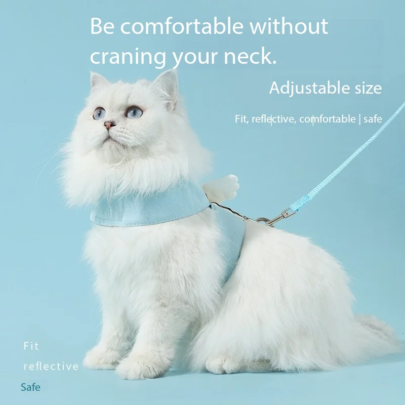 Pet Angel Wings Dog Vest-Style Leash and Cat Harness for Outdoor Use, Escape-Proof – Buy One Get One Free