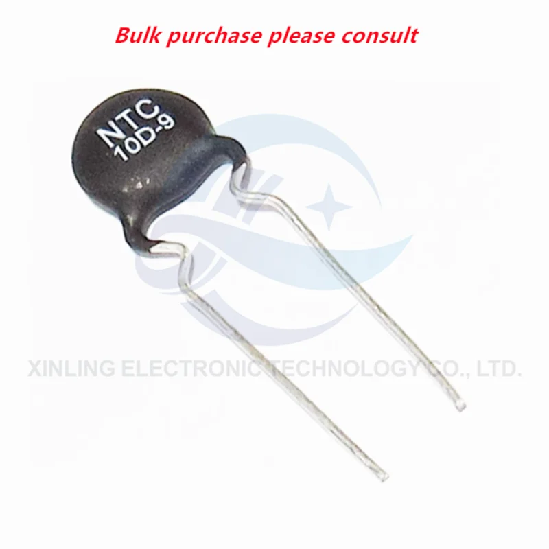 100Pcs NTC10D-5 Weerstand 10d5 10r 10d-5 In-Line Ntc Thermistor