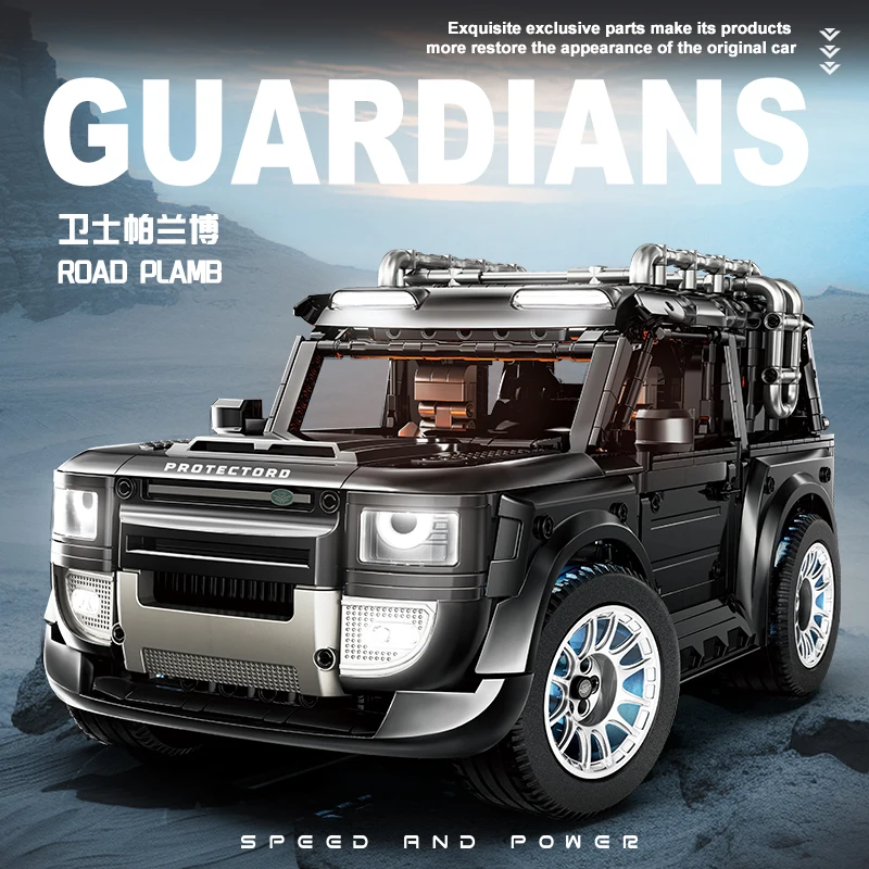 

Jizhuan building blocks J2022 Guardian-Palanbo 1:8 car model 2089 particles puzzle assembly building blocks sports car toy