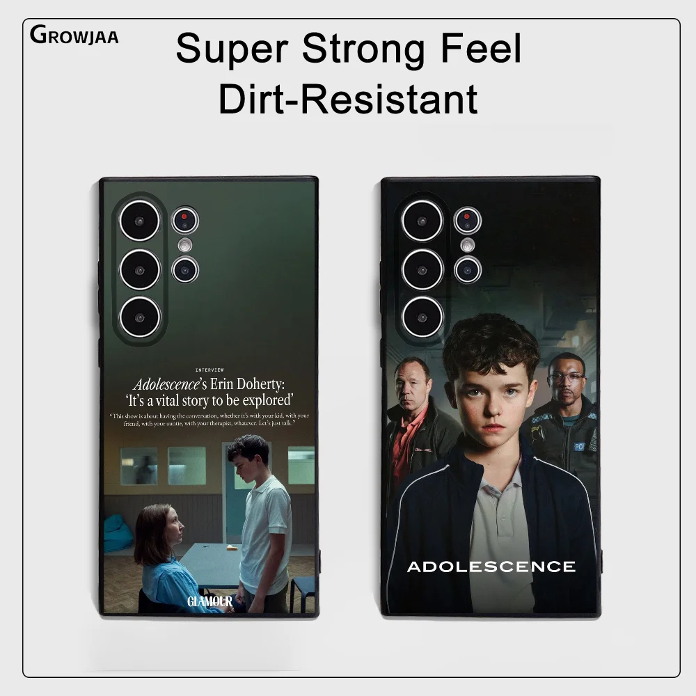 

TV show A-Adolescence Phone Case For Samsung Galaxy S25 S24 S22 S23 Ultra S21 S20 Plus 5G Frosted Non-Slip Full Cover Soft Case