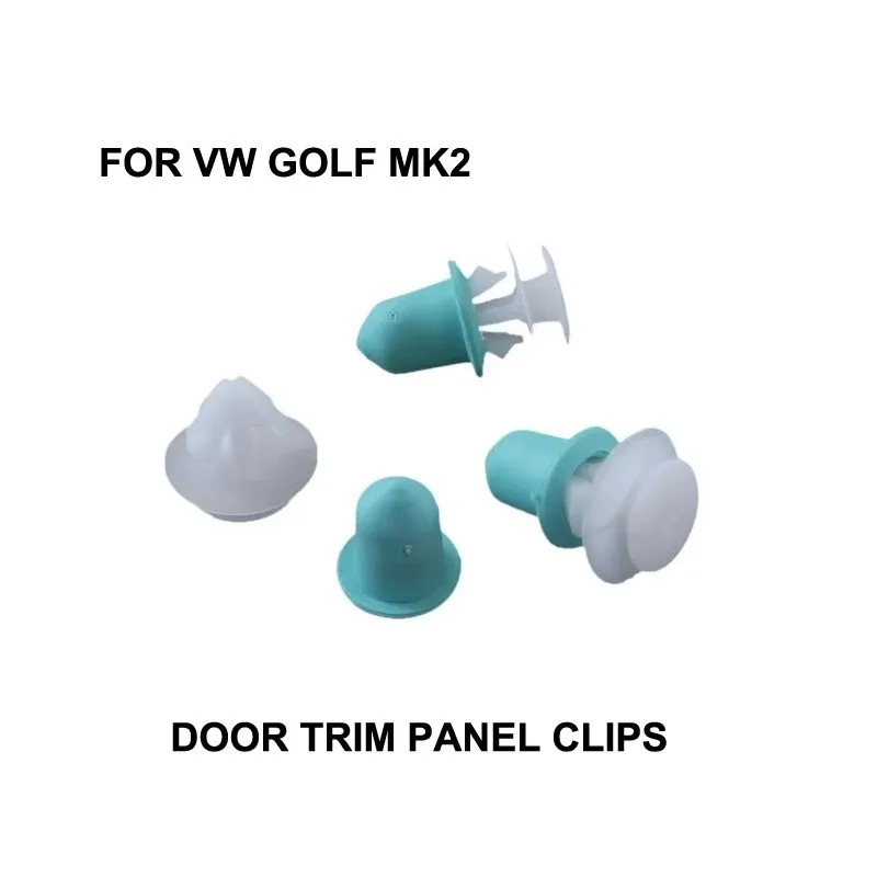 NEW!  x10 VW GOLF MK2 DOOR MOULDING TRIM STRIP CLIPS RUBSTRIP 191853585A