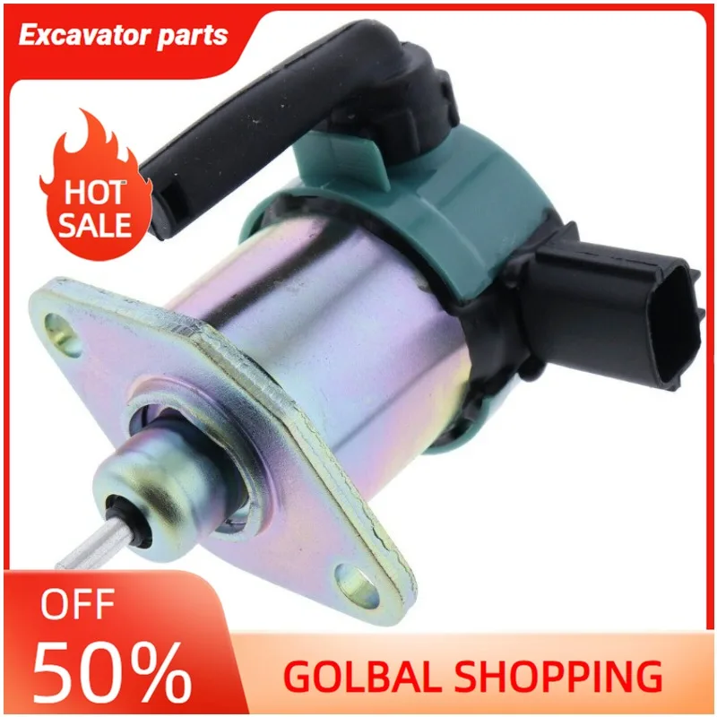Fuel Shutoff Solenoid 1C010-60015 1C010-60016 1C010-60017 1C010-60014 For Kubota