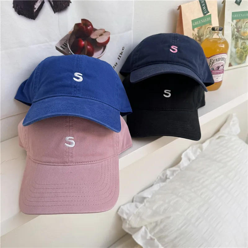 All-Match Wide Brim Baseball Cap Female Peaked Cap Wide Brim Face-Looking Small Hat Tide