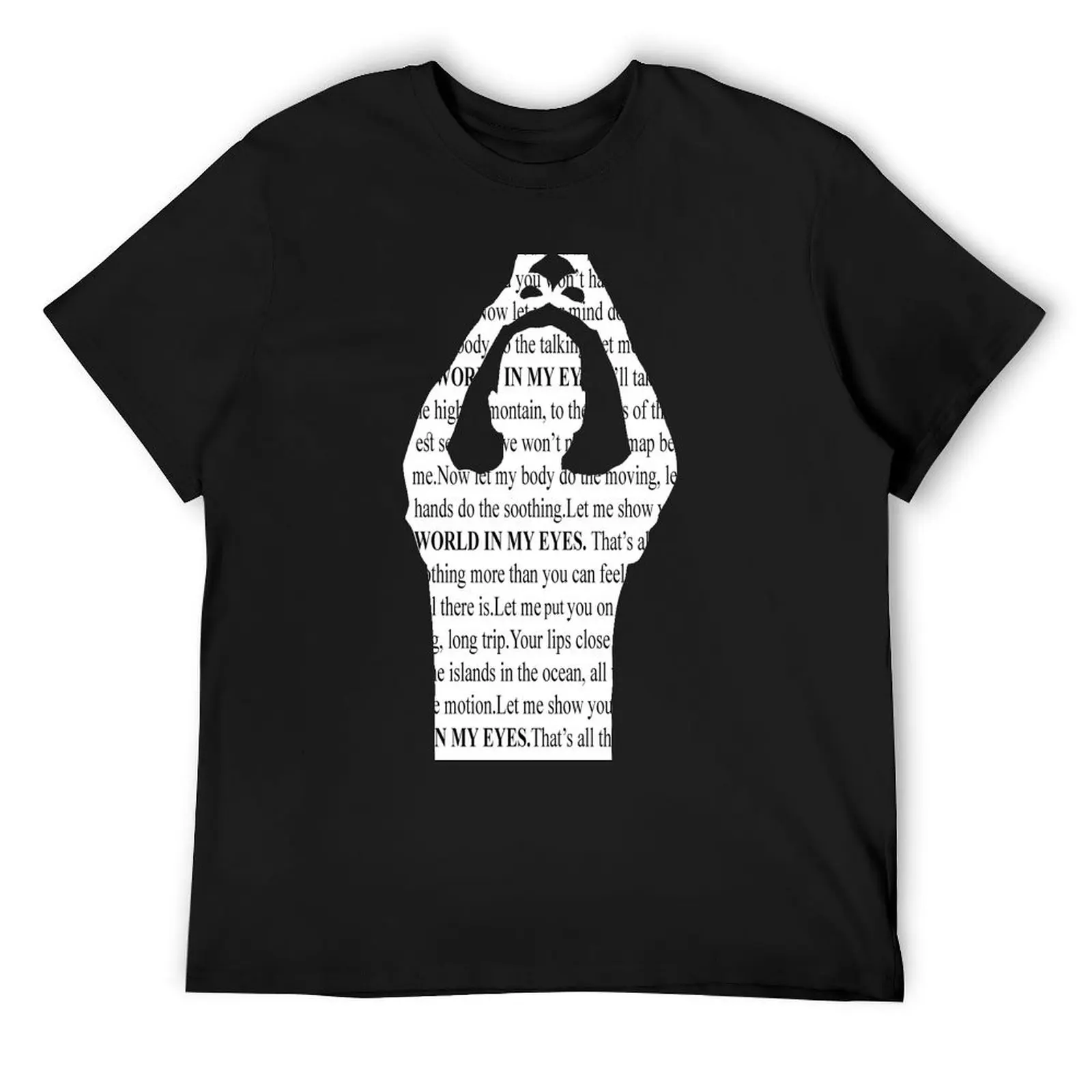 

World In My Eyes V4 T-Shirt quick-drying anime clothes men tshirt