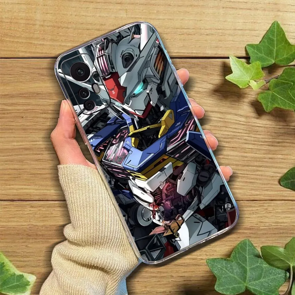 G-Gundam M-Mecha Phone Case For Xiaomi 11 Redmi Note 11 5G 8T 9A 9 10T Note8Pro Note9 12SUltra Transparent Case