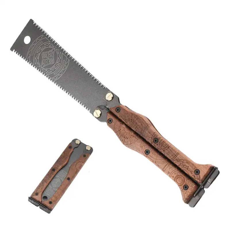 

Japanese Pull Saw Compact Hand Saw For Wood Fast-Cutting Lightweight Bowsaw Non-Slip Handle Garden Tool For Camping Crafts