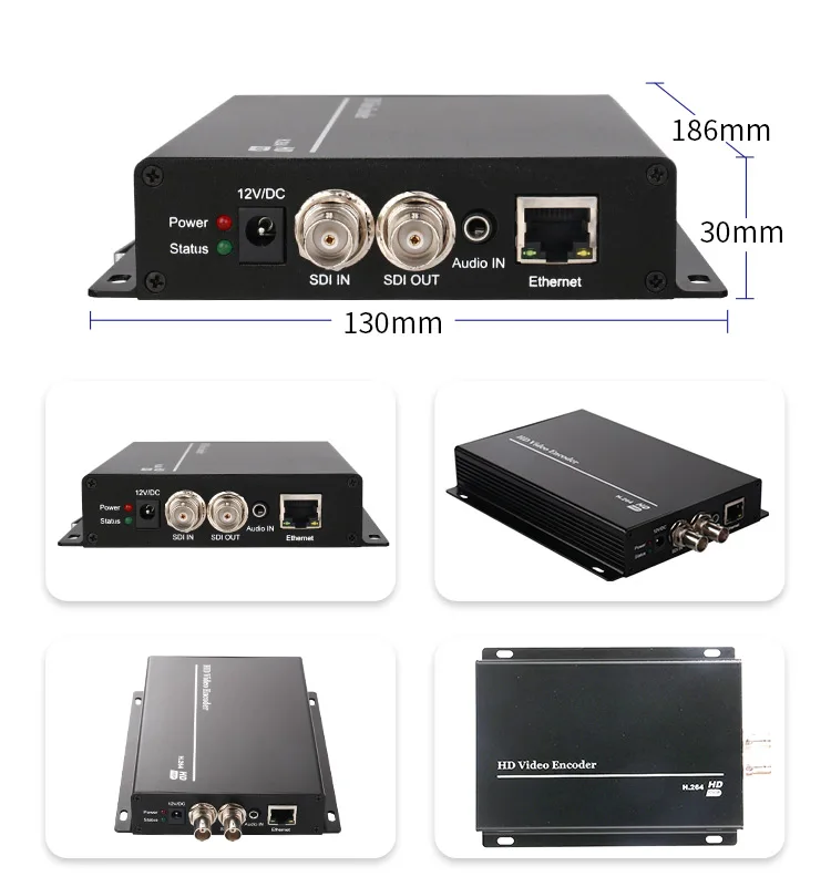 H.264 SDI Rtmp/udp Iptv 1080p Encoder ke Ip Audio Video Iptv Streaming Server