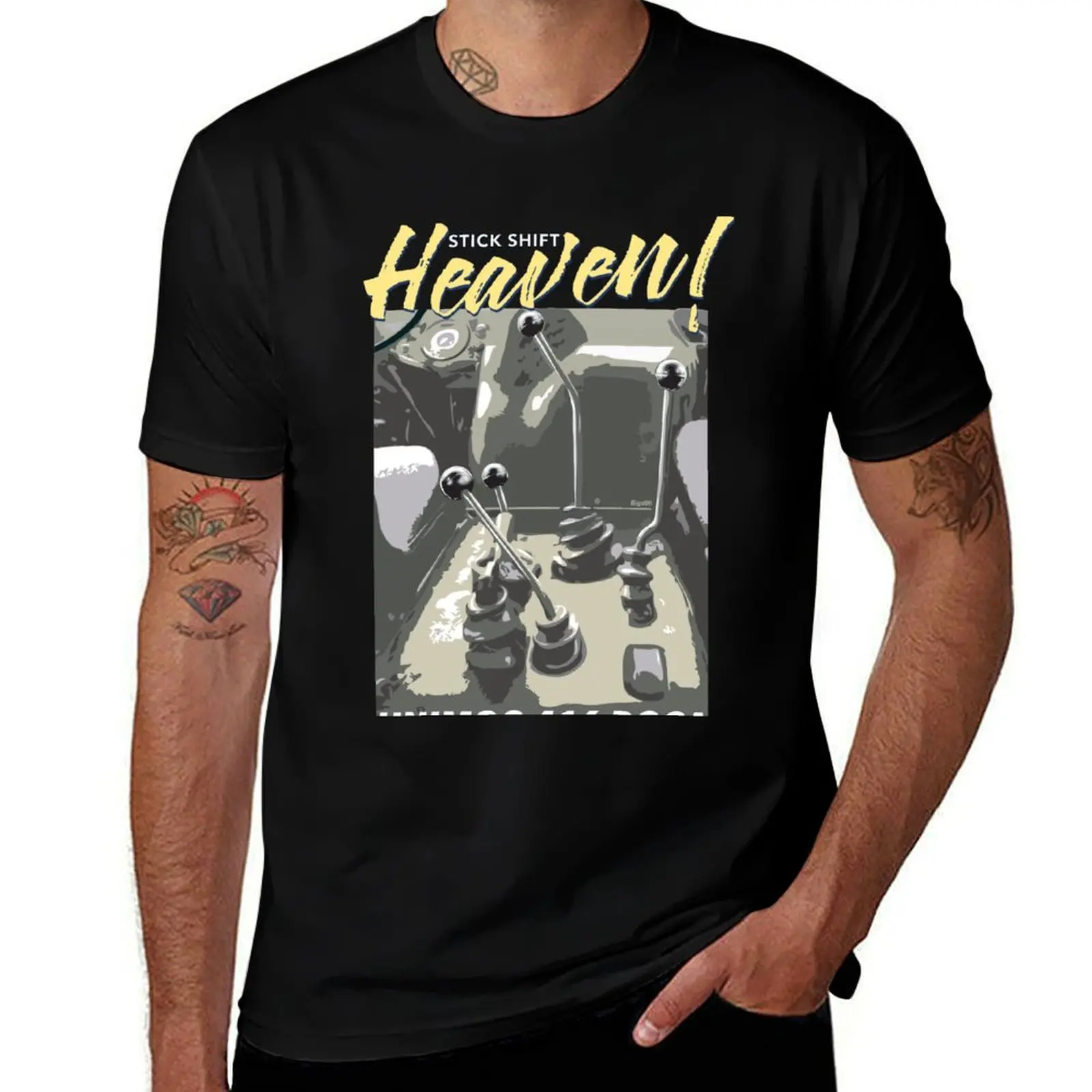 Unimog 416 Doca – Stick Shift Heaven! T-Shirt Breathable Basic Cotton T-Shirt