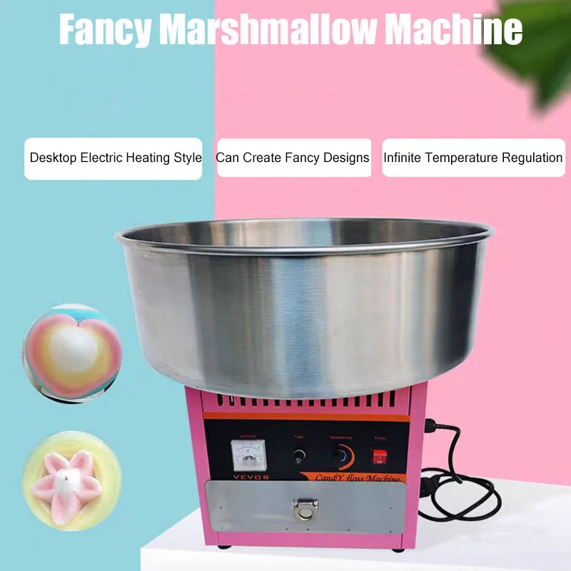 Jz Electric Cotton Candy Machine Maker Automatic Marshmallow Fancy Candyfloss Sugarfloss Machine Suger Cotton Maker