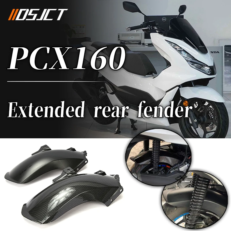 

For Honda PCX160 PCX 160 2021 2022 Motorcycle Rear Wheel Extender Fender Mudguard Mud Flap Motocross Splash Guard