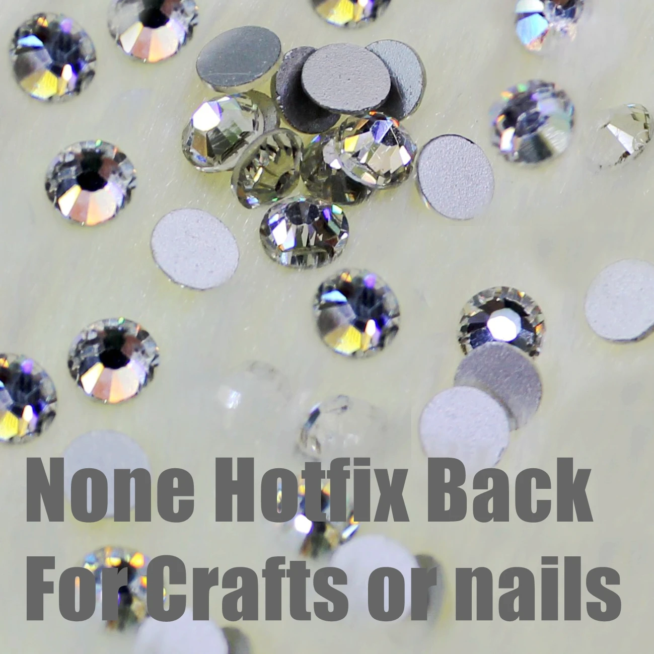 Crystal Castle 4A Flatback Rhinestone Black Jet Non Hot Fix Crystal None Glue No Hotfix Strass Rhinestones For Nail Art