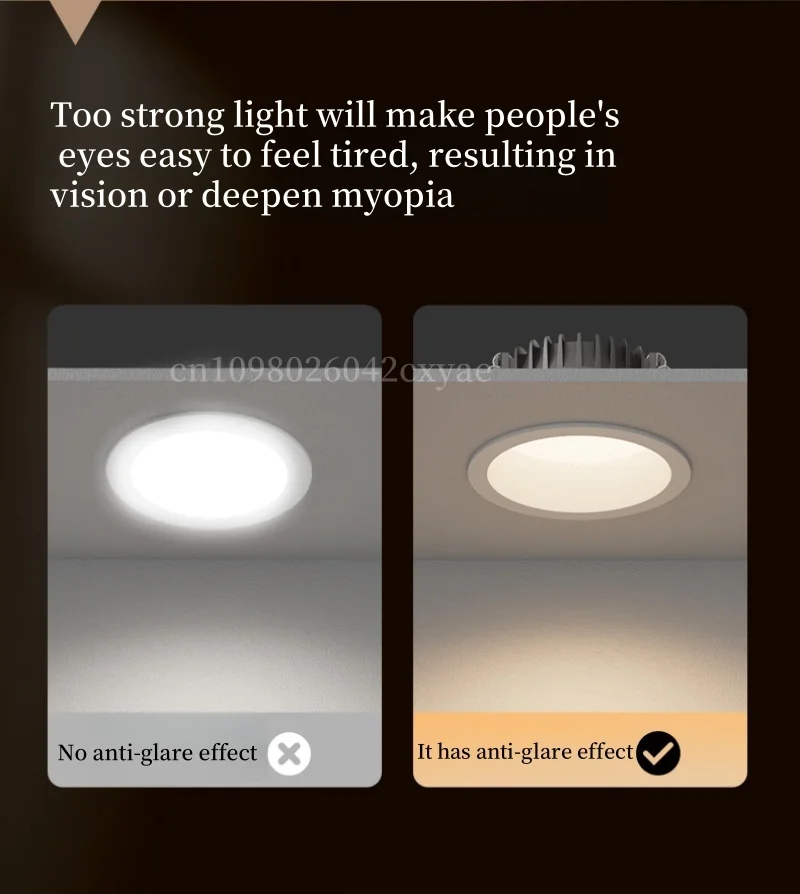 Tuya smart LED downlight sky lantern embedded COB spot light Zigbee 3.0 ceiling light kitchen living room interior lighting bulb