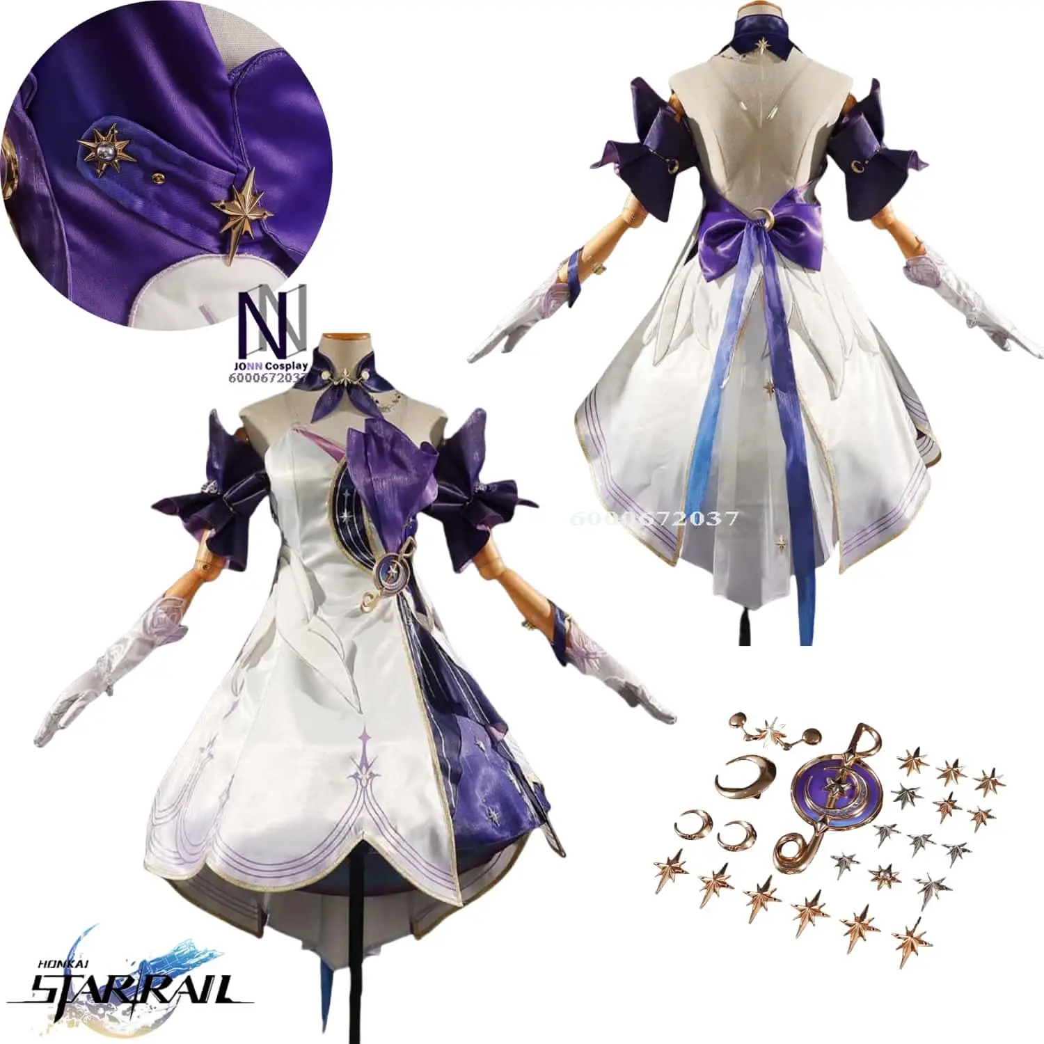 

Honkai Star Rail Game New Robin Cosplay Costume Sweet Gorgeous Battle Uniform Role Play Dress for Women Halloween Party Outfit