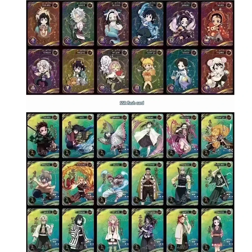 Demon Slayer Card DS-02 Apocalypse Trading Card Booster Box Anime Hobby Collection Cards Nezuko Card Children Birthday Gifts