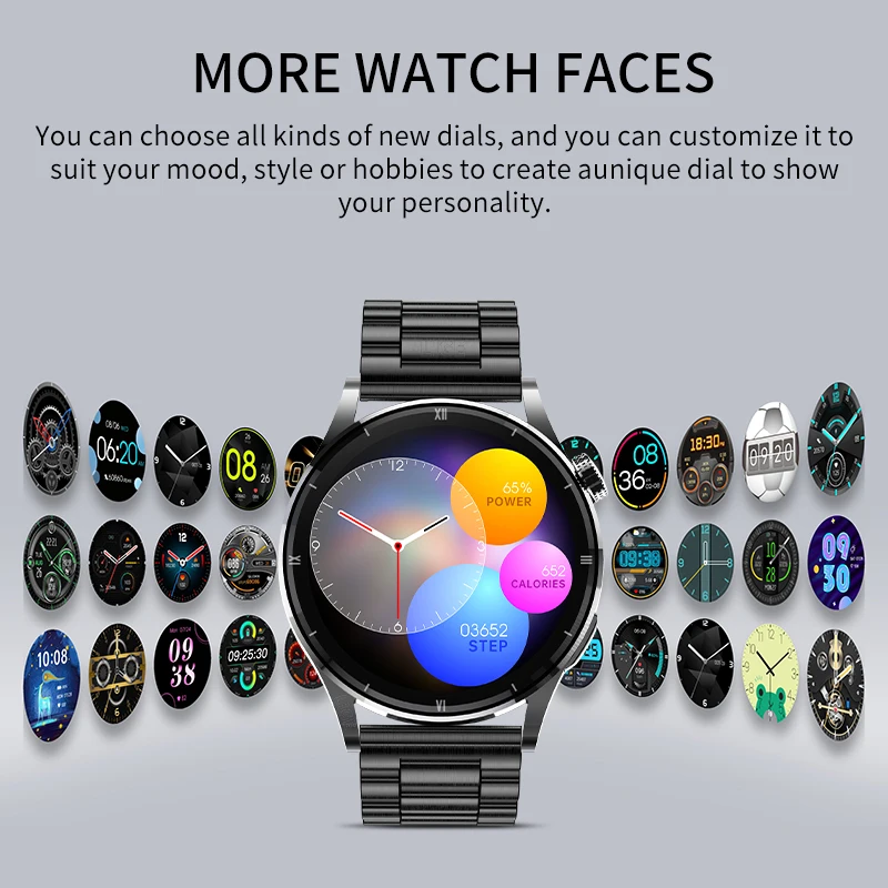 LIGE New For Huawei Watch GT3 Pro AMOLED Smart Watch Men Custom Dial Answer Call Sport Fitness Tracker Men Waterproof Smartwatch