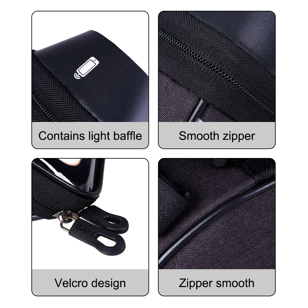 Waterproof Large Capacity Universal Bicycle Hard Shell Phone Bag Cycling Top Tube Front Frame Bag Bike Accessories 7.0 inch