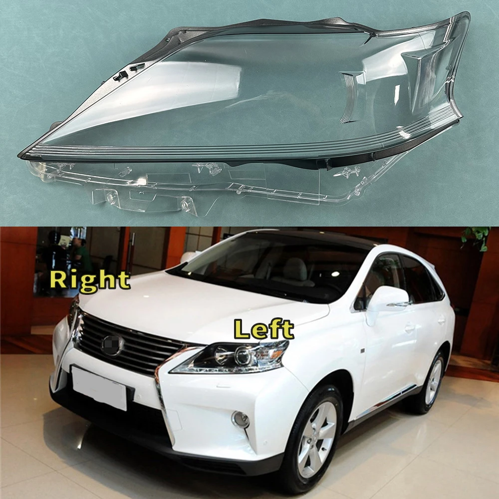 

Для Lexus RX270 RX350 RX450 2012-2014 авто передняя фара крышка объектива прозрачные фары абажур лампы корпус маски