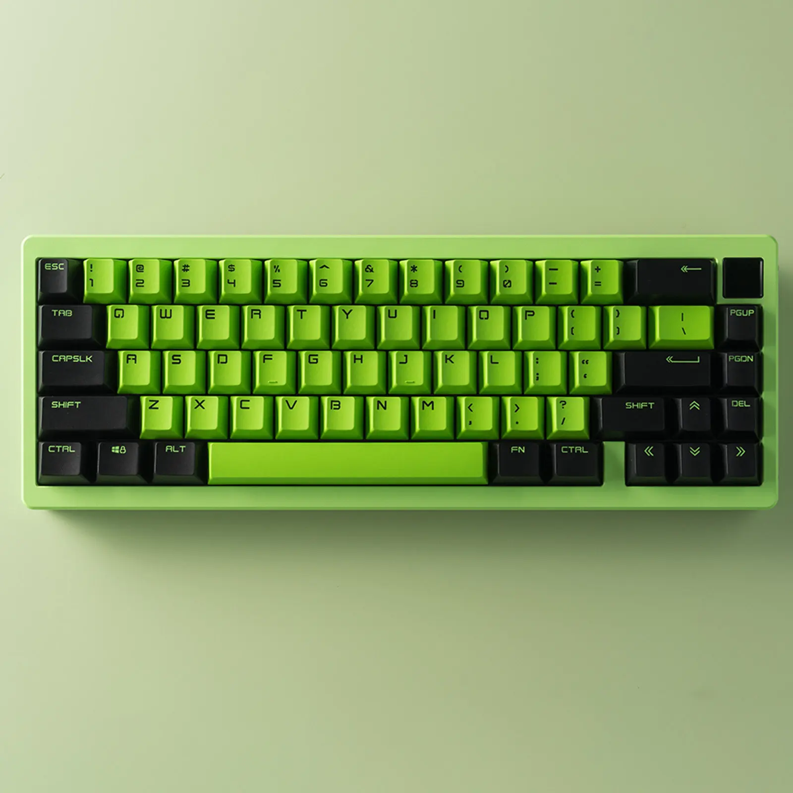 Emerald shadow green keycap ALL-SUB craft cherry original positive color personalized mechanical keyboard cap