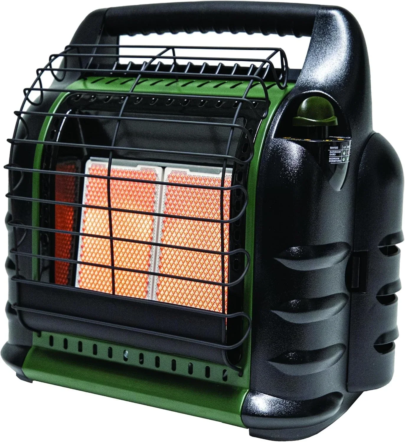 

4,000-18,000 BTU Green Big Buddy Portable Liquid Propane Heater