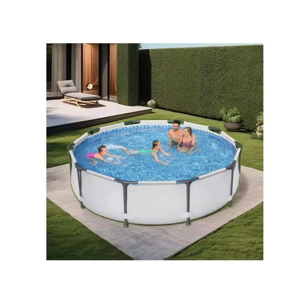 For 56406 steel professional maximum PVC metal frame above ground swimming pool