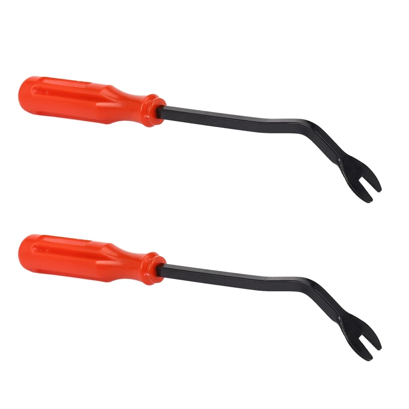 

2X U Tip Nail Staple Fastener Rivet Tack Puller Removing Tool Screwdriver Hand Tool Remover For Automotive Motorcycle