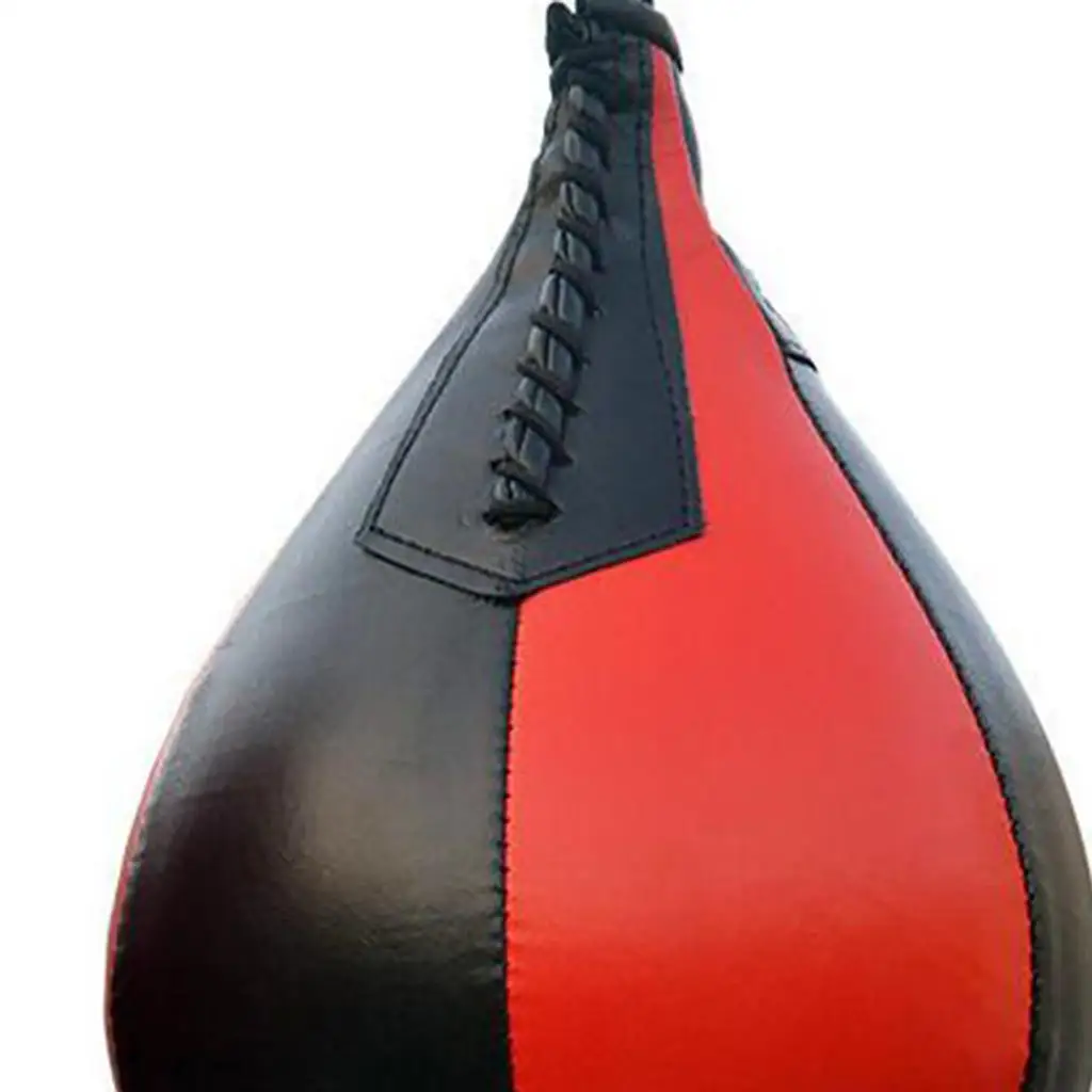 Boxe Training Speedbag, Heavy Duty PU Leather Hanging girevole Punch Ball Speedball per boxe MMA Muay Thai Fitness Workout