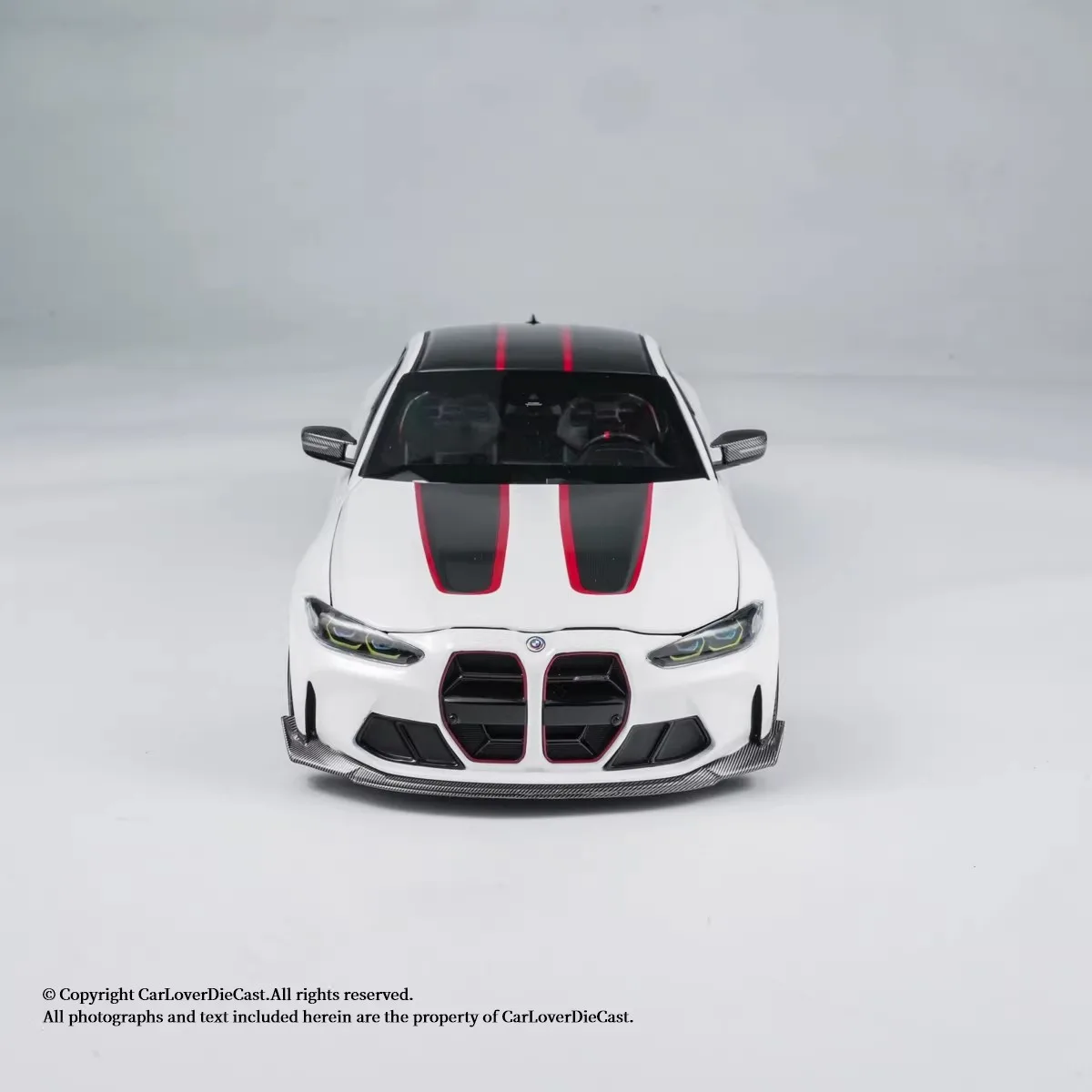 Minichamps 1/18 BMW M4 CSL 2023 Matt Grey | Full Open Diecast Car Model limited version collection cars model boy birthday gift