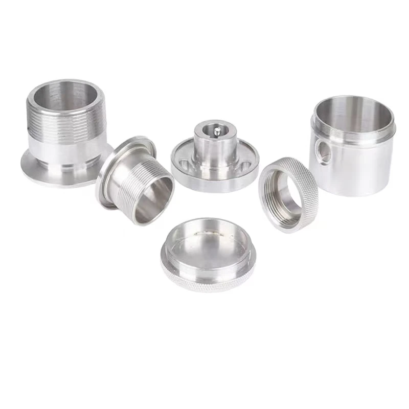 Stainless steel aluminum alloy precision custom CNC turning machining machinery parts group