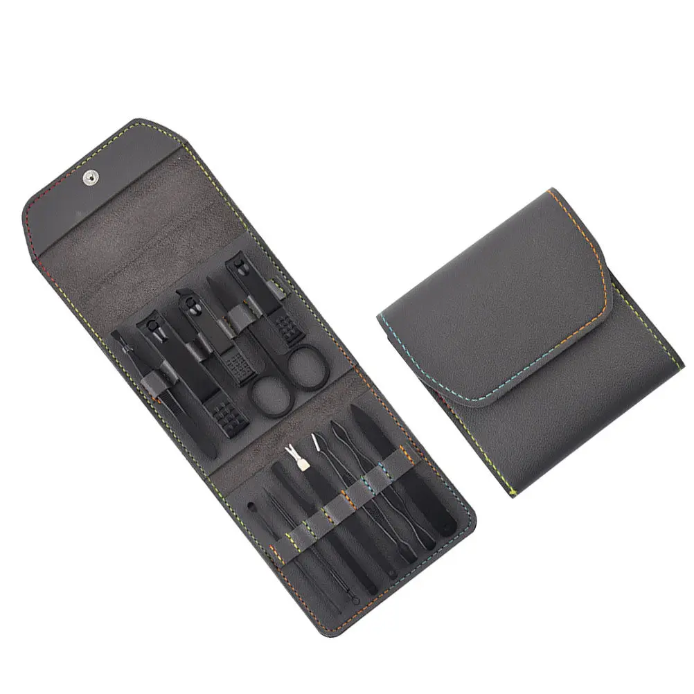 

1Set 12 Piece Premium Stainless Steel Nail Clipper Set for Fingers Toes Nail Grooming Kit Includes Sharp Precision Cutters Grey