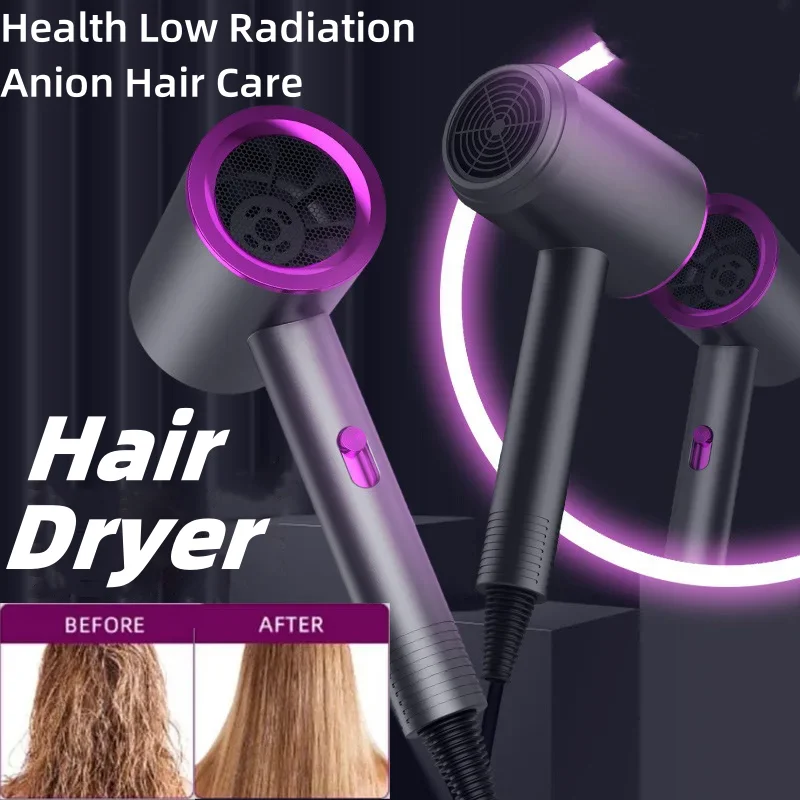 Hair Dryer Negative Lonic Blow No Harm To Hair High-speed Low Noise Turbine Airflow Constant Temperature And Quick Dry image 6