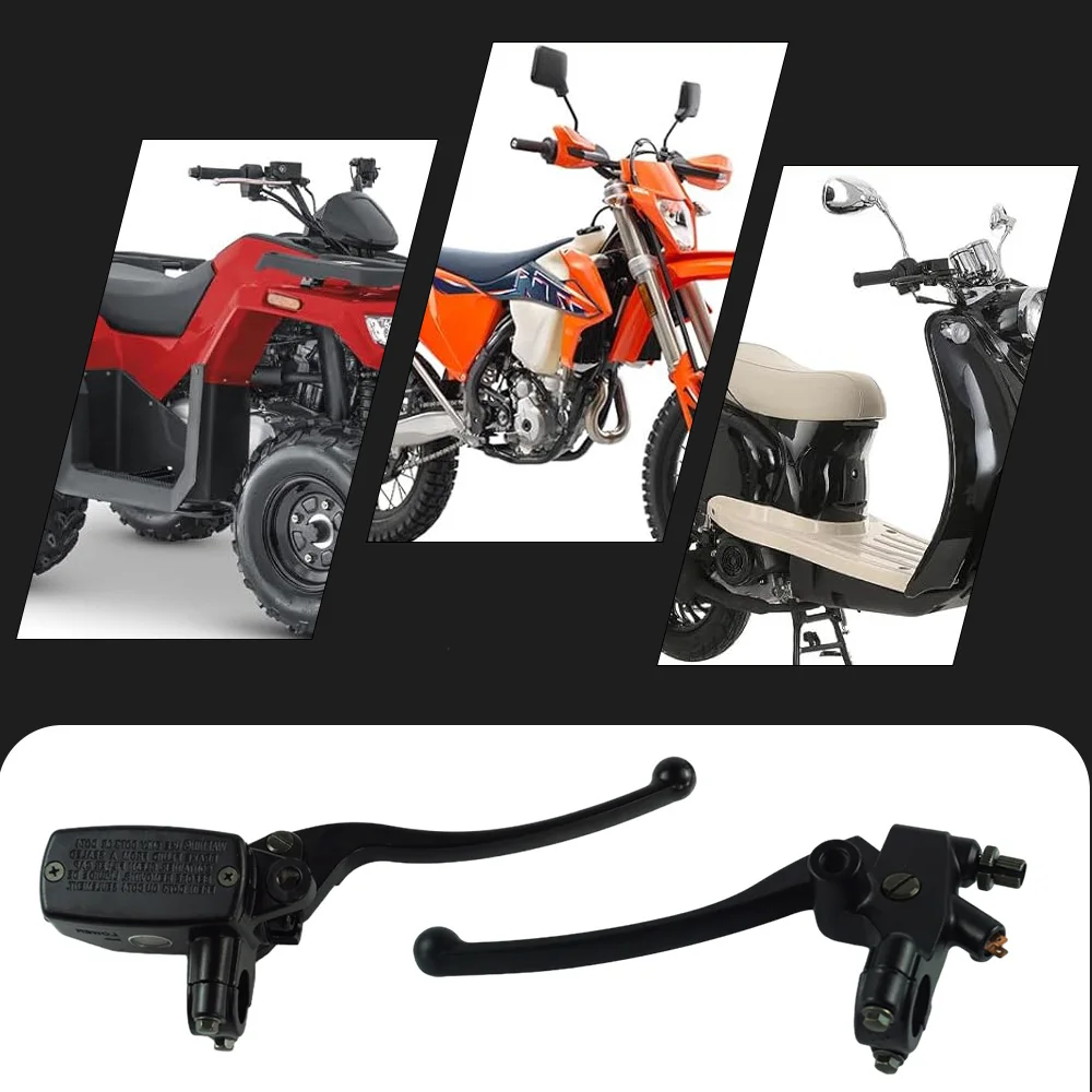 

1 Pair Hydraulic Brake and Clutch Lever Master Cylinder Left and Right For Most 50-300cc Motorcycle hydraulic brake clutch lever