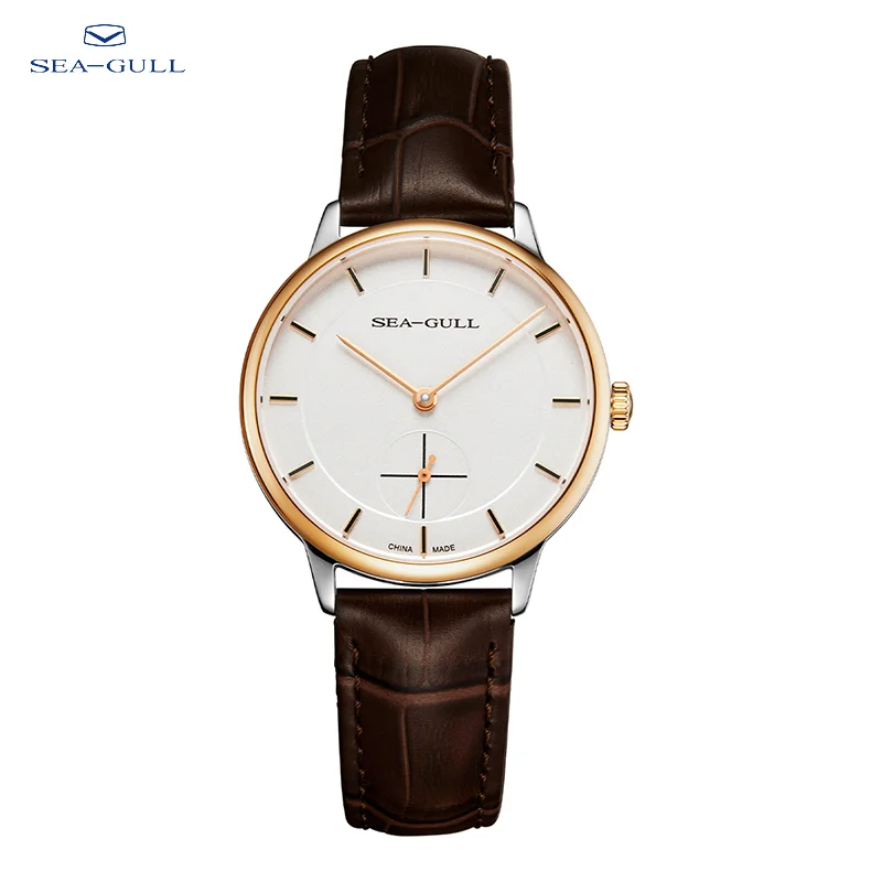 

Seagull Simple Business Unisex Watch 34mm Minimalist Men Watch Mechanical Watches Wristwatch relogio masculino 219.389