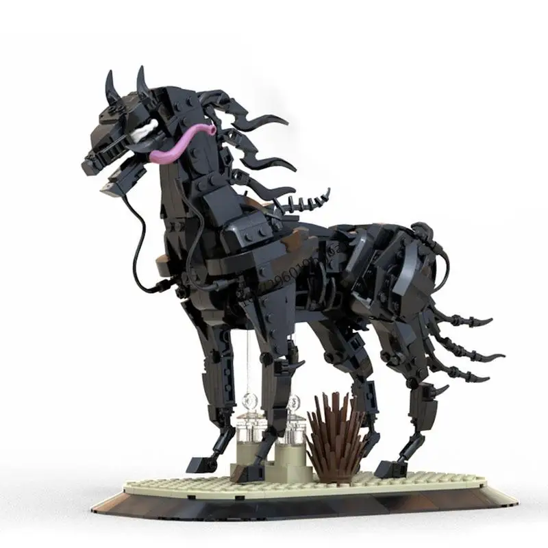 

New 484Pcs Hot Famous Hero Movie Series Moc Venoms Horse Model Custom Puzzle Diy Creative Ideas Kids Toys Birthday Gift