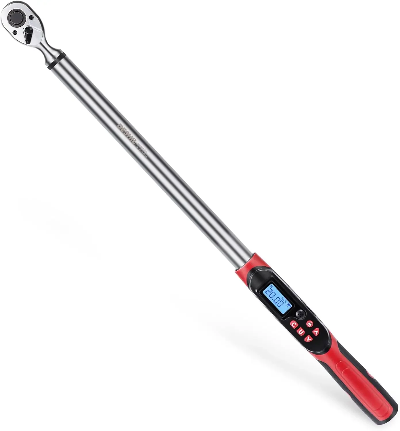 

1/2 Inch Drive Digital Torque Wrench 12.5-250.8 ft-lbs(17-340Nm), Electric Torque Wrench with Buzzer& LED Indicator& Preset