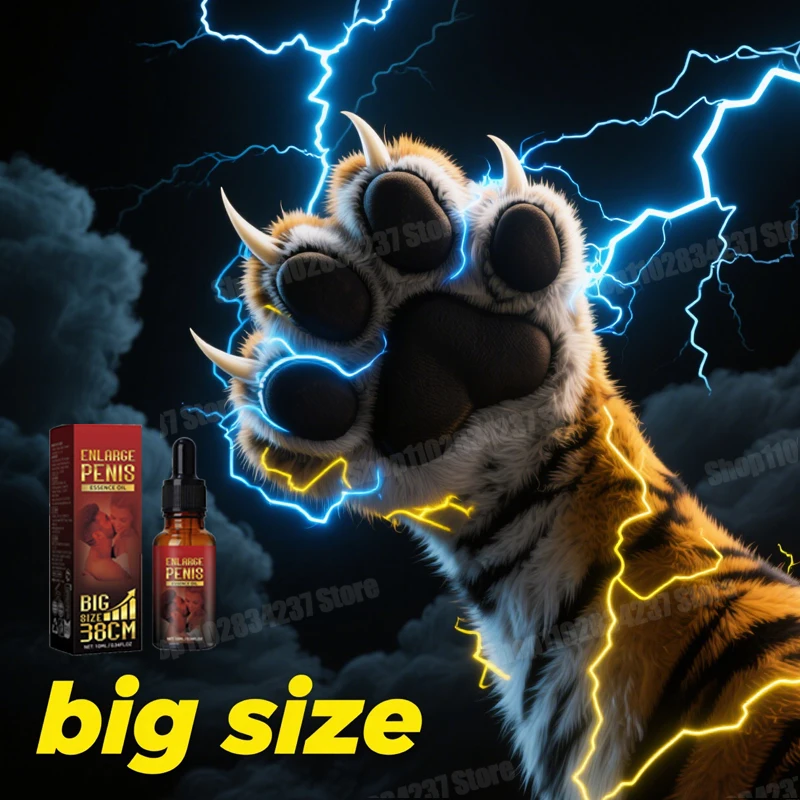 Penis Permanent Thickening, Increase XXL Growth Enlargement Massage Men's Cock Erection Lubricant Plant Extracts Massage Bset 1