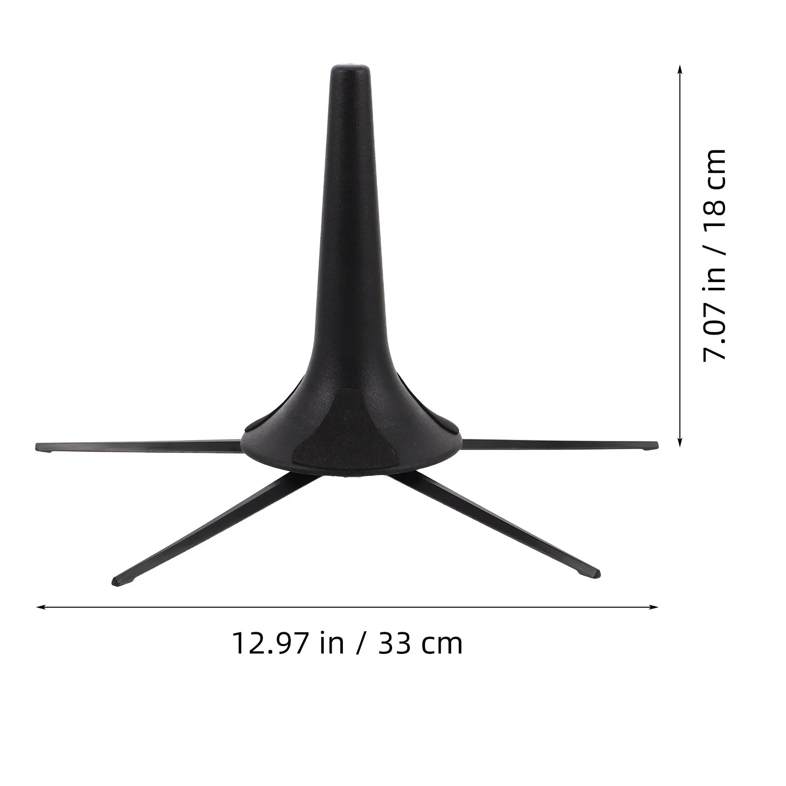 Portable Trumpet Stand Foldable 5 Legs Metal Detachable Stable Support Instrument Holder Lightweight Easy Transport