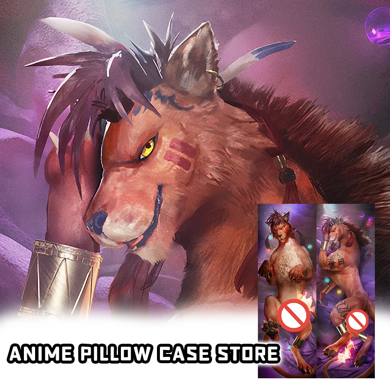 فوتا الأحمر Xiii Dakimakura مزدوجة الوجهين طباعة بالحجم الطبيعي 2way أنيمي فروي وسادة غطاء وسادة للجسم