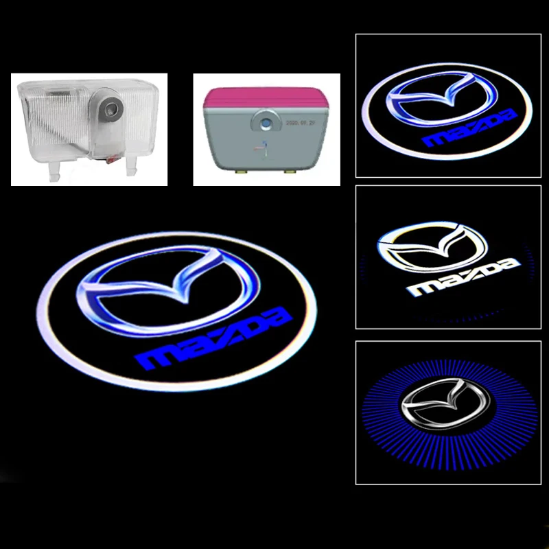 

2Pcs LED Car Door Welcome Lights Courtesy Projector Ghost Shadow Lamp for MAZDA ATENZA 2023 2022 2021 2020 2014-2018