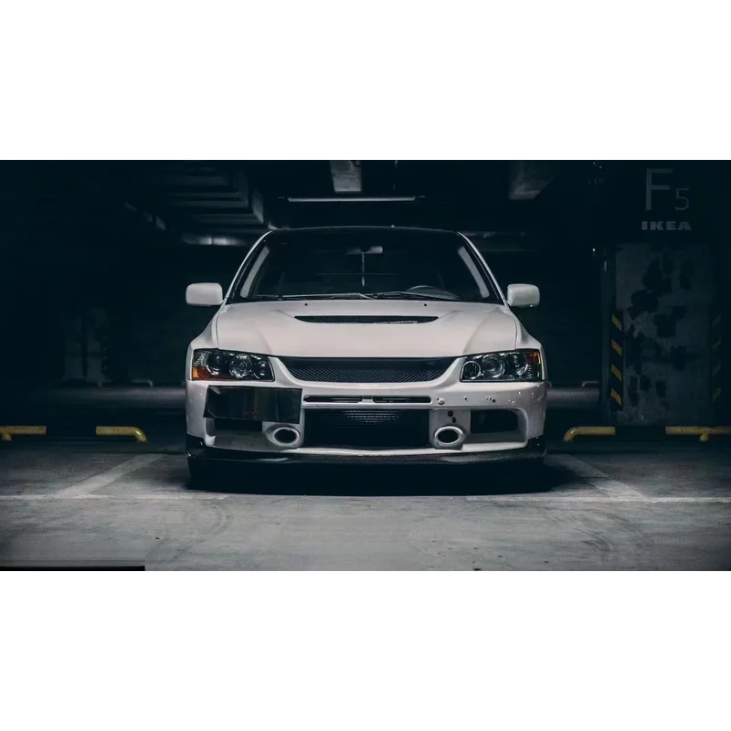 High Quality PP Material OEM‑Style Front Bumper Lip & Rear Bumper JDM Modification Parts Lancer EVO‑9 Exterior Accessories