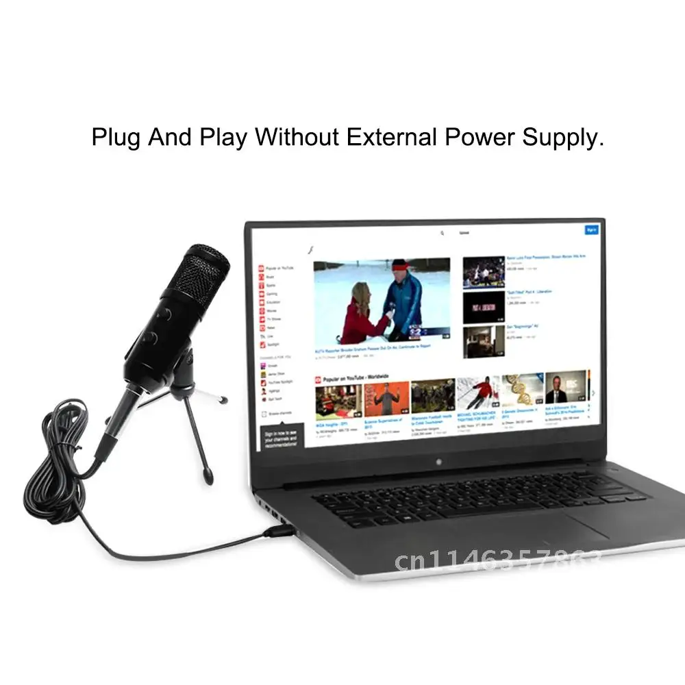 Professional USB Condenser Microphone BM-900 Podcast Recording Upgraded for Computer Studio YouTube Karaoke Mic 800 Mikrofon