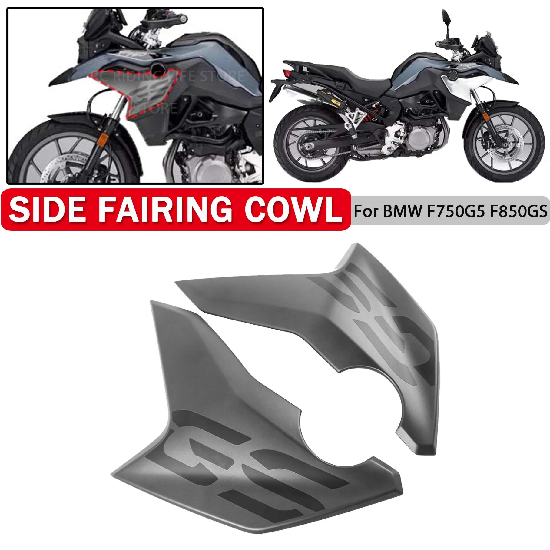 

For BMW F750GS F850GS F 750GS 850GS 750 850 GS Motorcycle Left Right Side Fairing Cowling Cowl Surround Fuel Tank Plate Guard