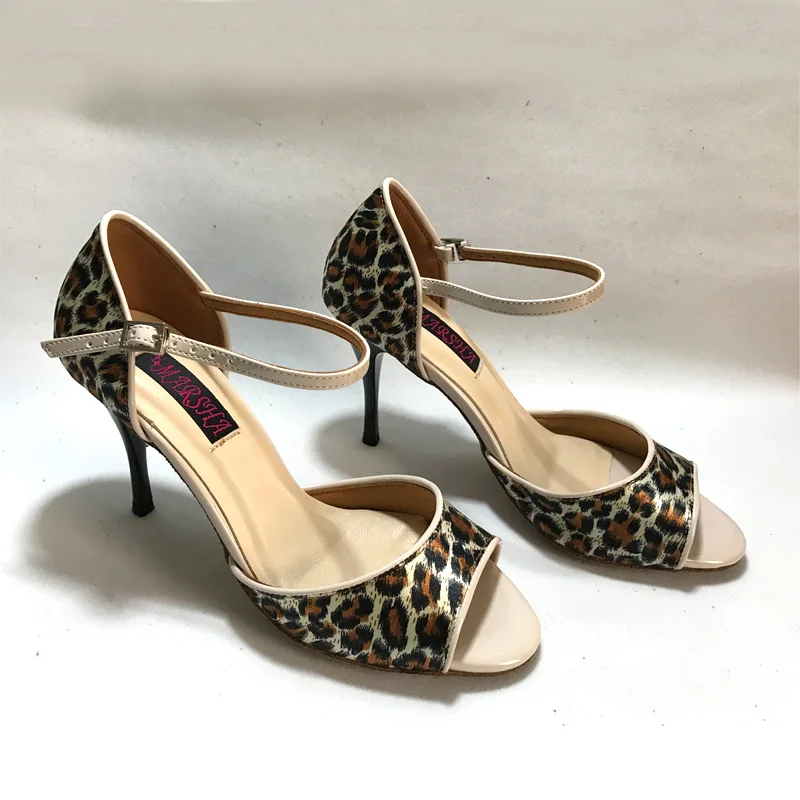 Sapatos de festa femininos confortáveis, sapatos latinos para dança de tango, casamentos e festas, 6205lpi