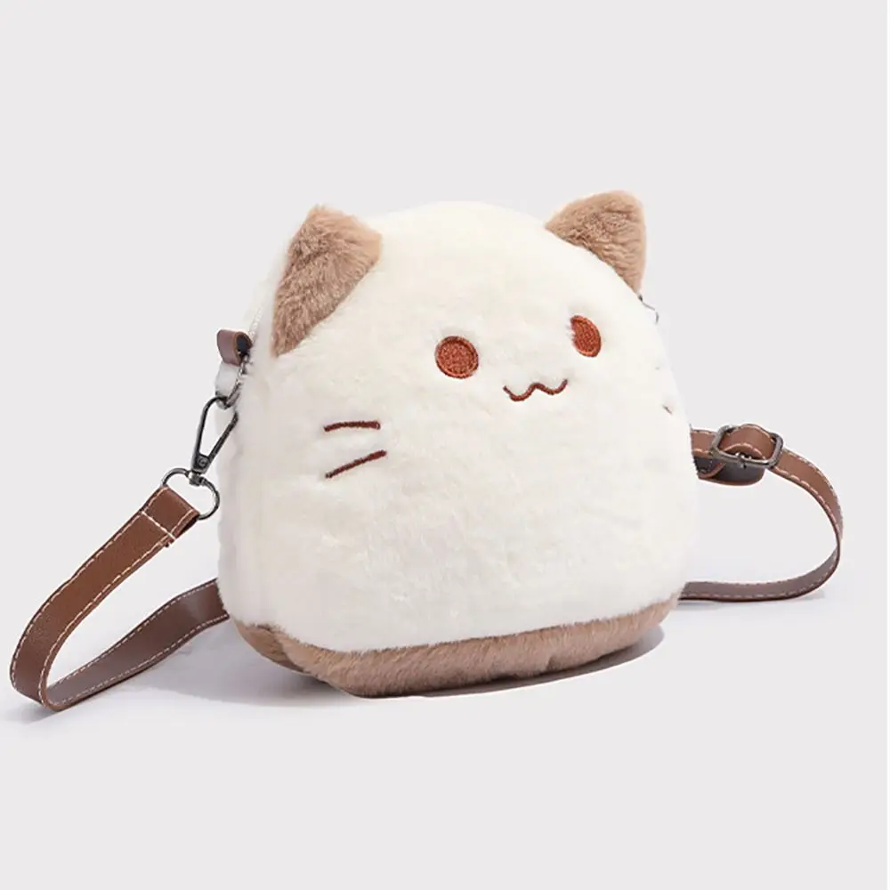 New High Appearance Level Furry Cat Bag 2024 Plush Doll Crossbody Bag Cute Fashion Shoulder Bag for Woman