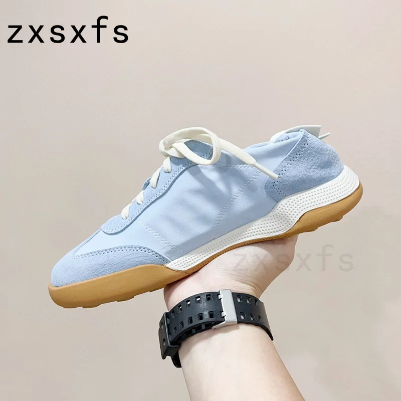 

Spring Platform Sneakers Women Lace Up Loafers Flat Casual Shoes For Woman Thick Sole Brand Comfortable Daddy Shoes Ladies